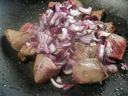 recette Sauté de boeuf en sauce.