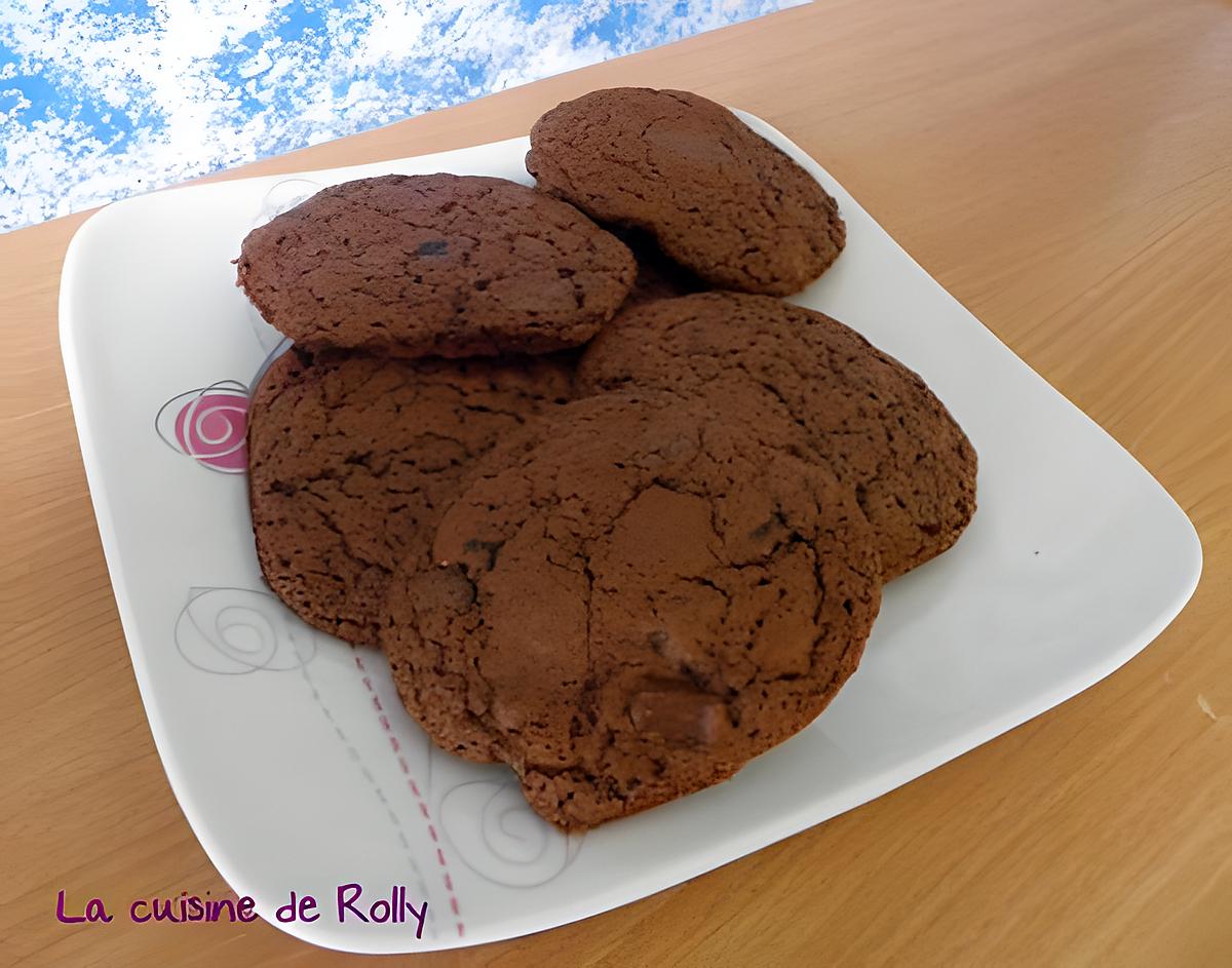 recette Maxi cookies au chocolat