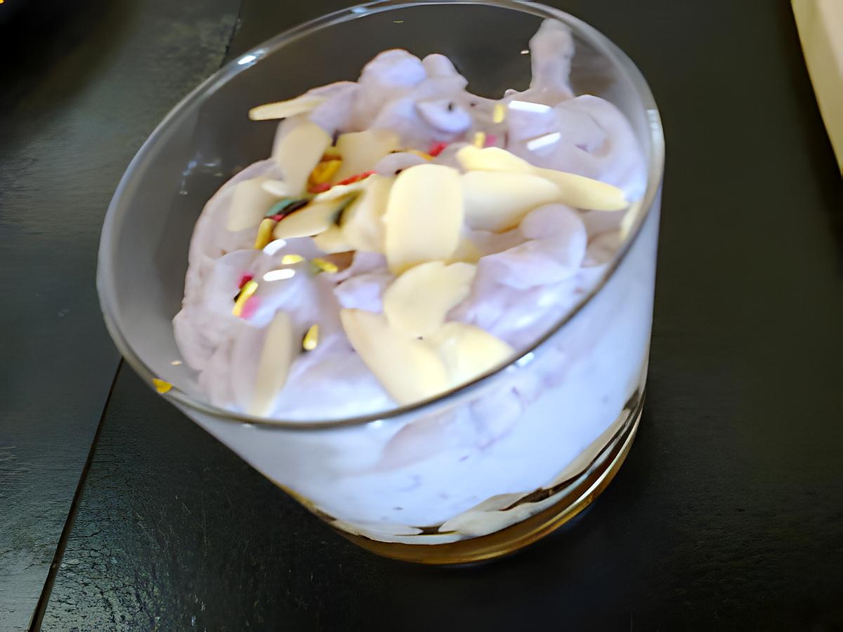 recette verrine poire chantilly