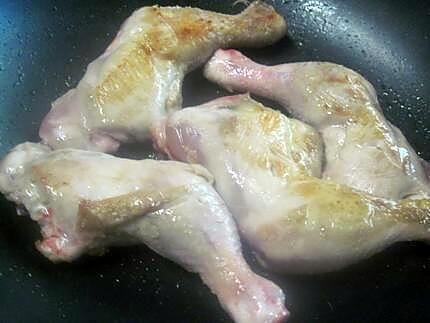 recette Cuisses de poulet au curcuma.
