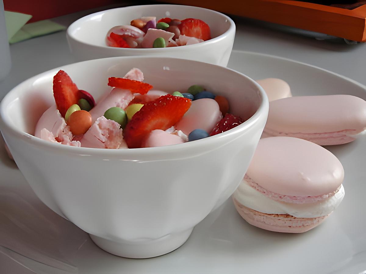 recette verrines fraise et chantilly à ma façon