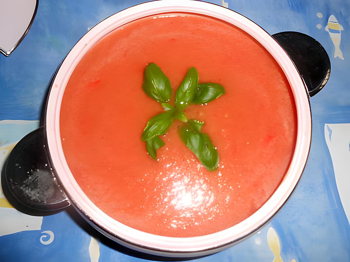 recette Soupe froide a la tomate
