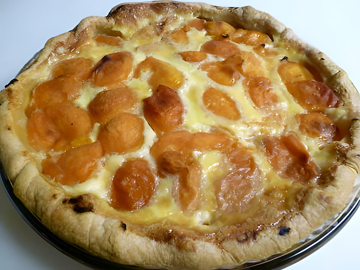 recette tarte alsacienne à l'abricot