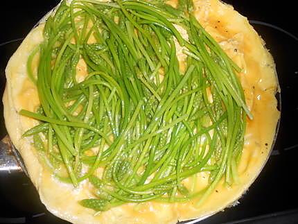 recette Omelette aux asperges sauvages