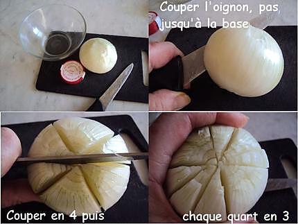 recette Oignon en nénuphar rose