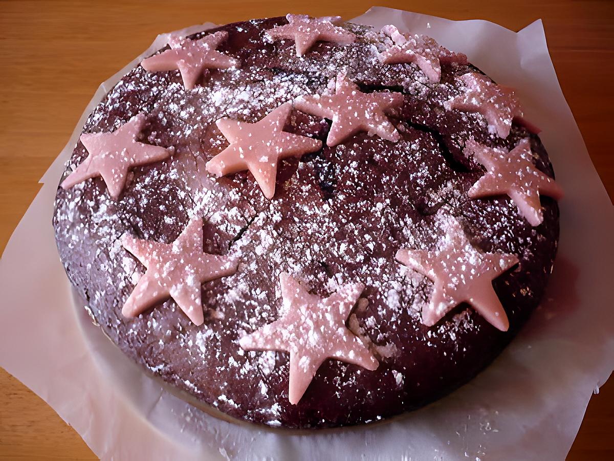 recette Gateau au chocolat à la pâte d'amande