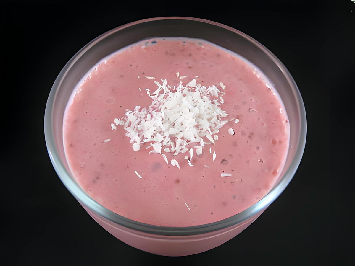 recette Smoothie fraise-coco