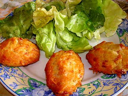 recette madeleines aux lardons et gruyère