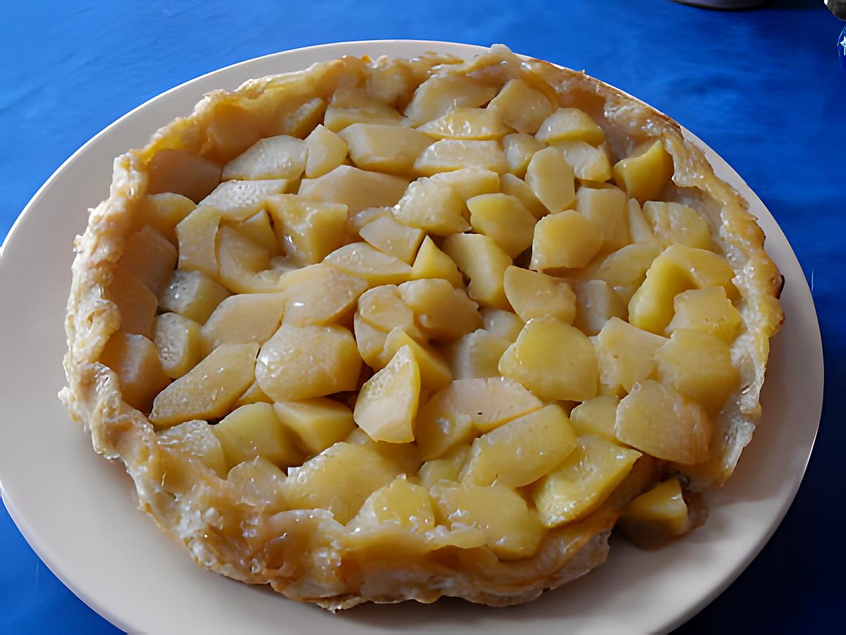 recette TARTE TATIN AUX POMMES ET CANNELLE