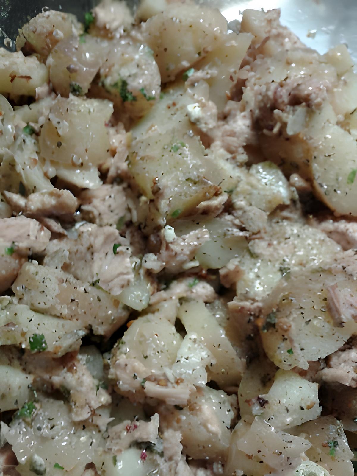 recette Salade de pomme de terre au thon
