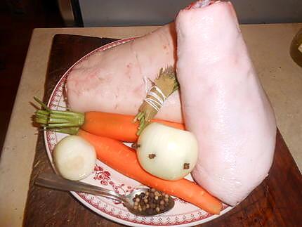 recette Jarret de porc confit au four