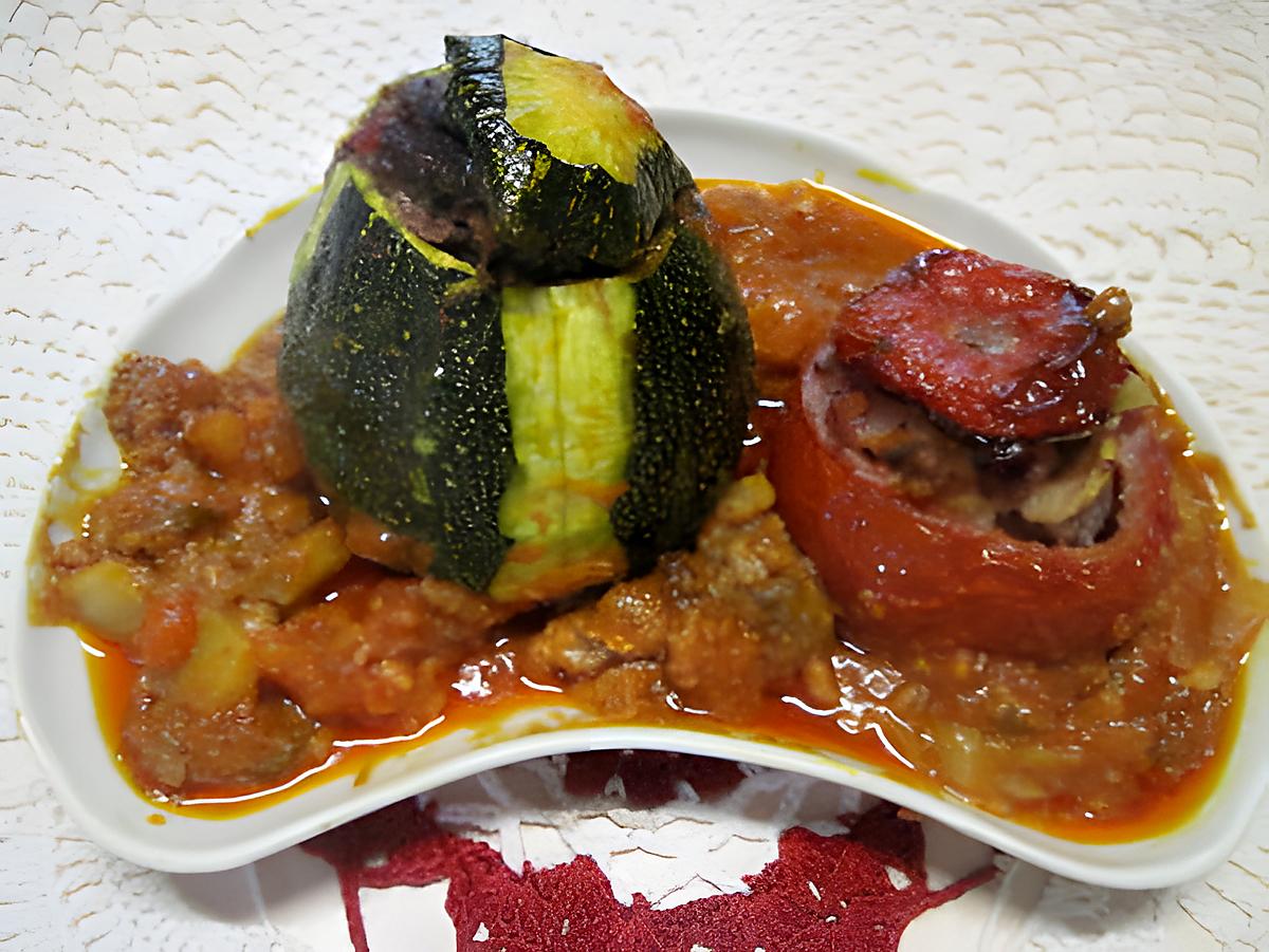 recette Courgettes farcies.