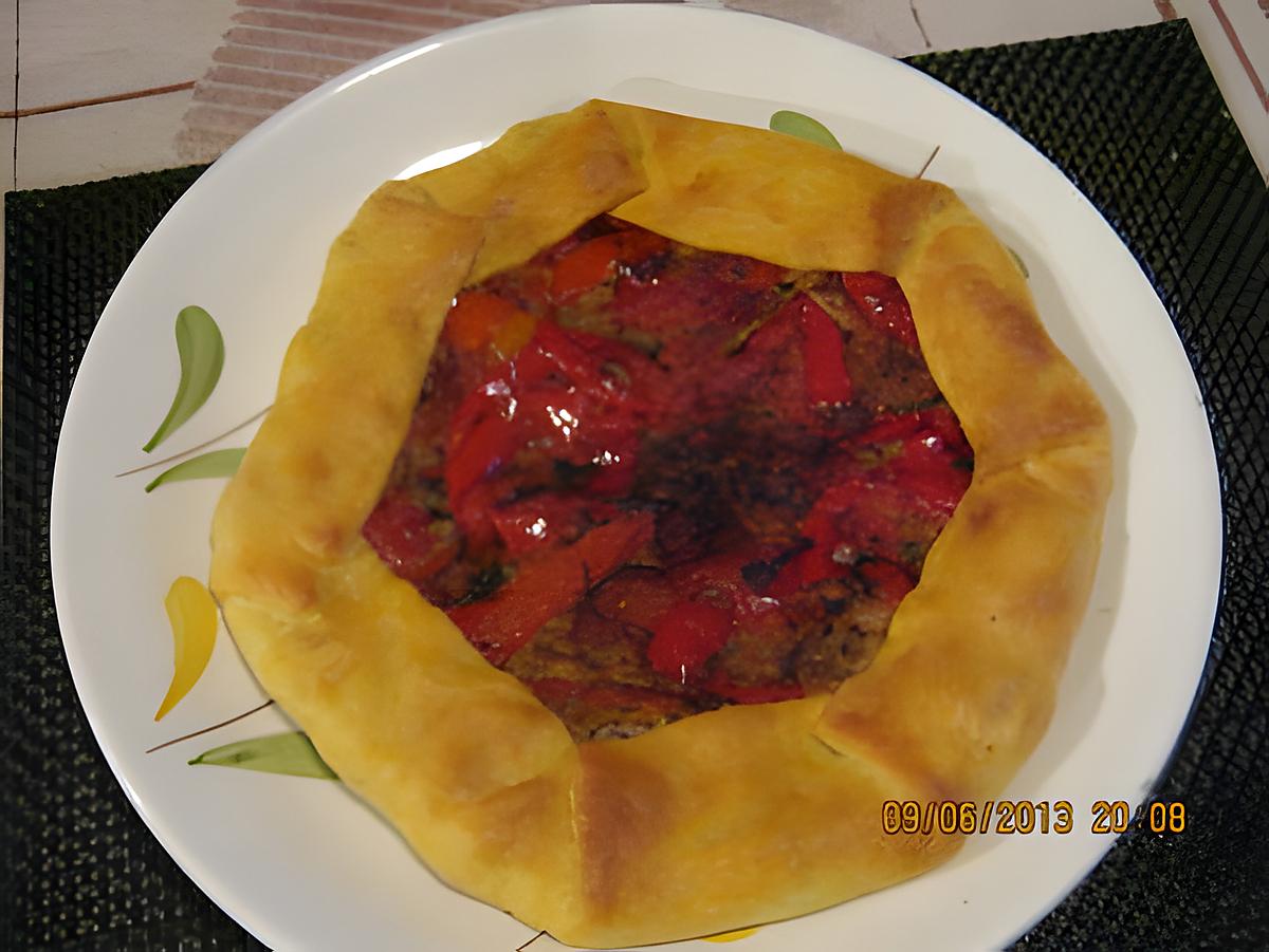 recette Tarte  poivron-thon