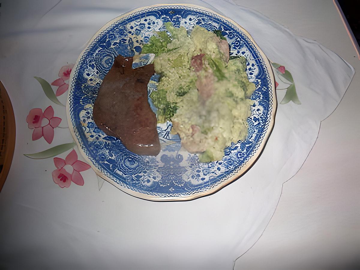 recette foie  de veau   casserole crémeuse au brocoli de dianeange