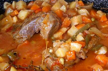 recette Navarin d'agneau  jardinier