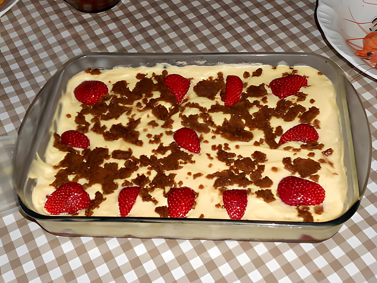 recette Tiramisu Fraise Speculoos