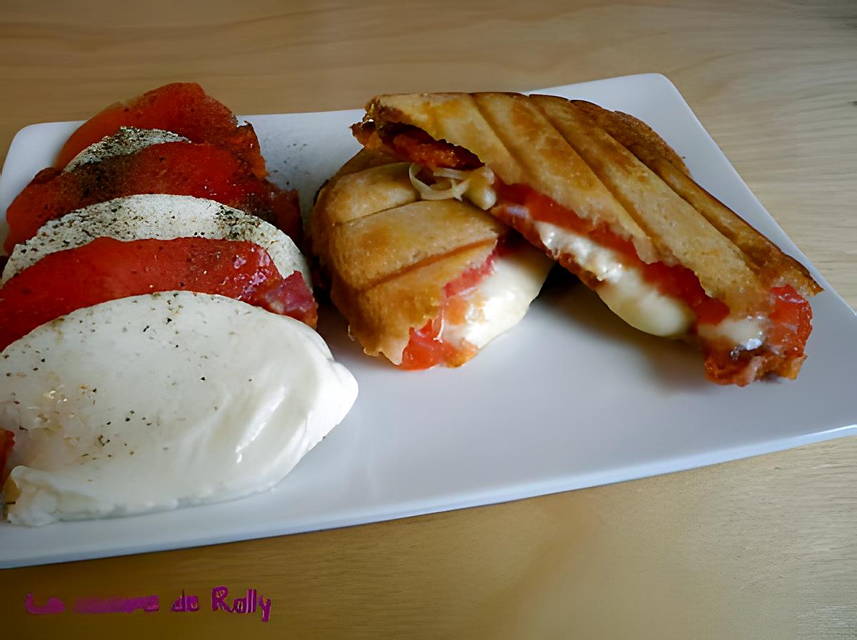 recette Croque chorizo et mozzarella