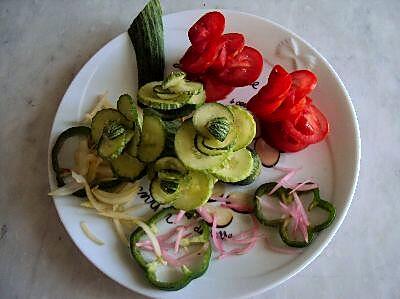 recette Déco de légumes pour apéritif ou buffet