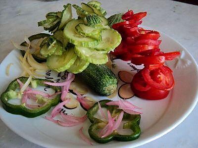 recette Déco de légumes pour apéritif ou buffet