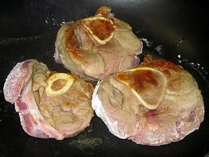 recette Osso bucco de veau aux légumes.