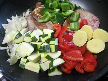 recette Osso bucco de veau aux légumes.