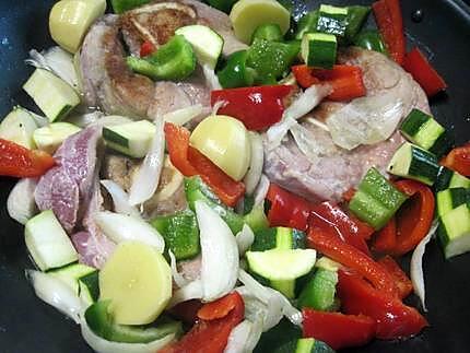 recette Osso bucco de veau aux légumes.