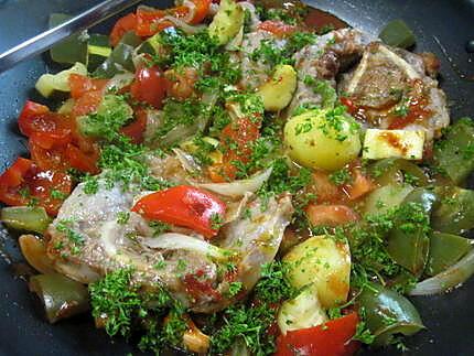 recette Osso bucco de veau aux légumes.