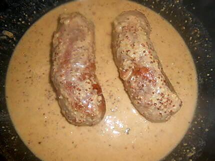 recette Andouillette de Troyes a la moutarde de Meaux