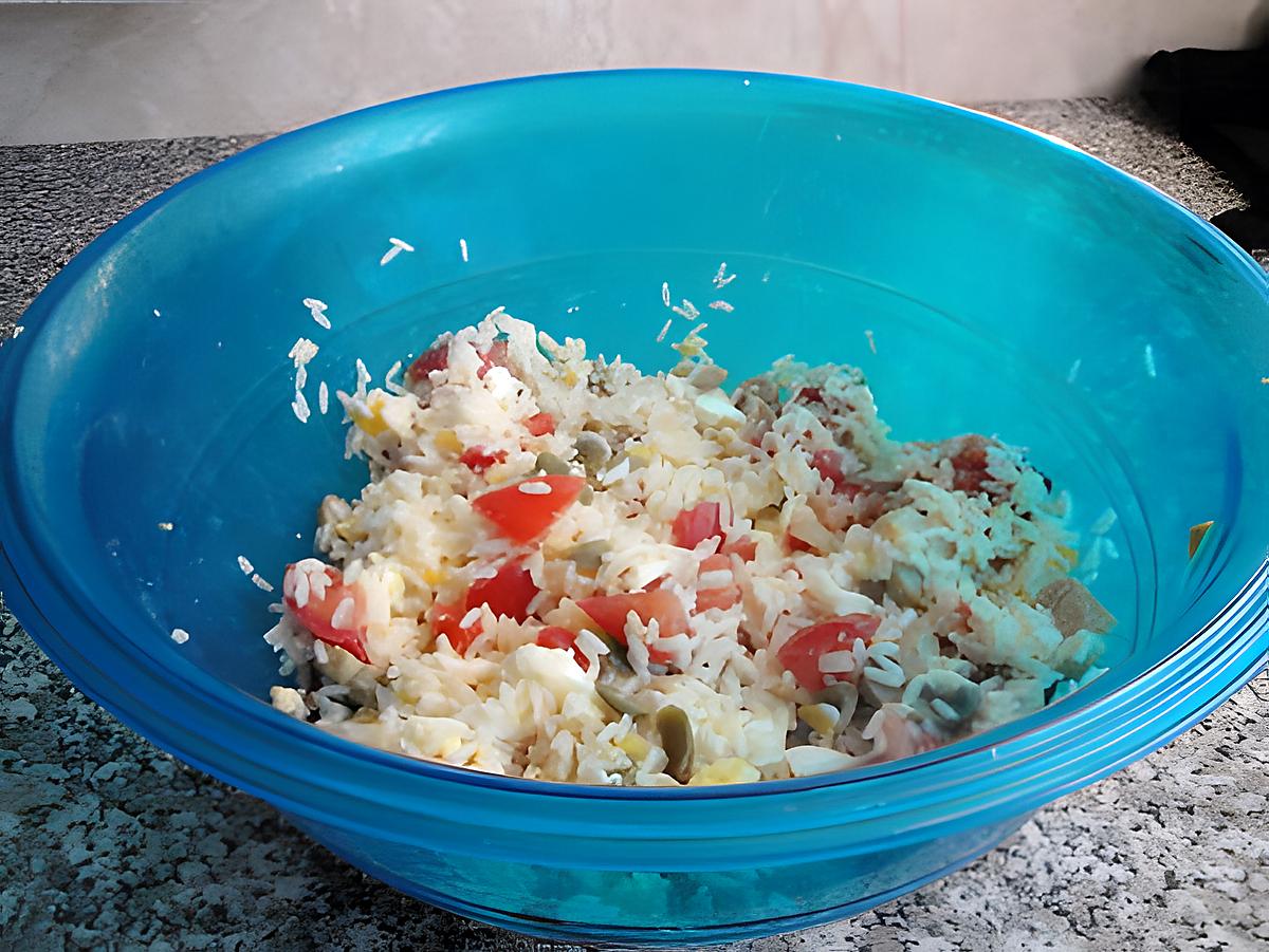 recette Salade de riz de l'été
