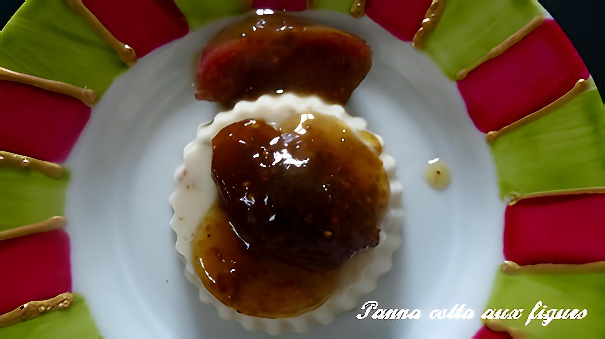 recette Panna cotta aux figues