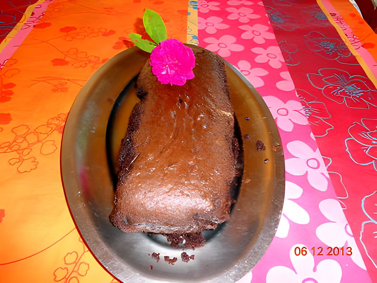 recette cake au chocolat noir