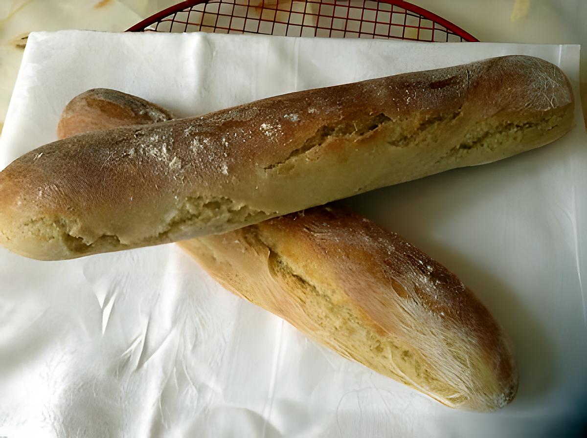 recette Baguettes de pain maison