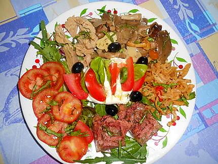 recette UNE  AUTRE   PETITE  SALADE