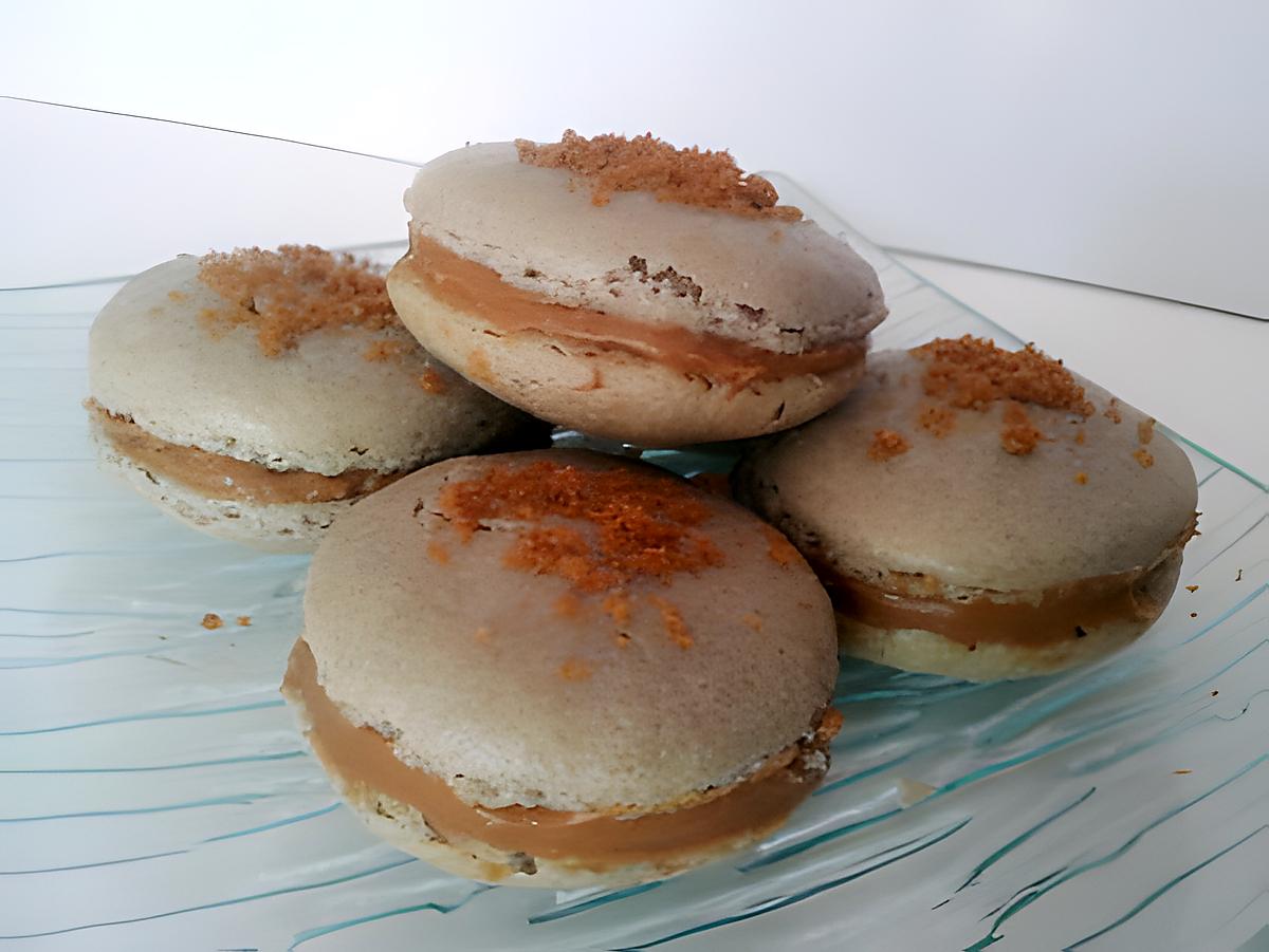 recette macaron speculoos