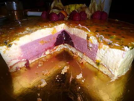 recette Entremet PASSION FRAMBOISE