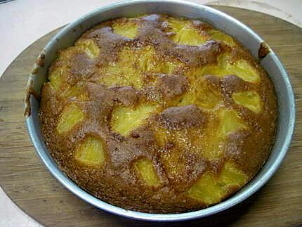 recette Gâteau yaourt à l'ananas.