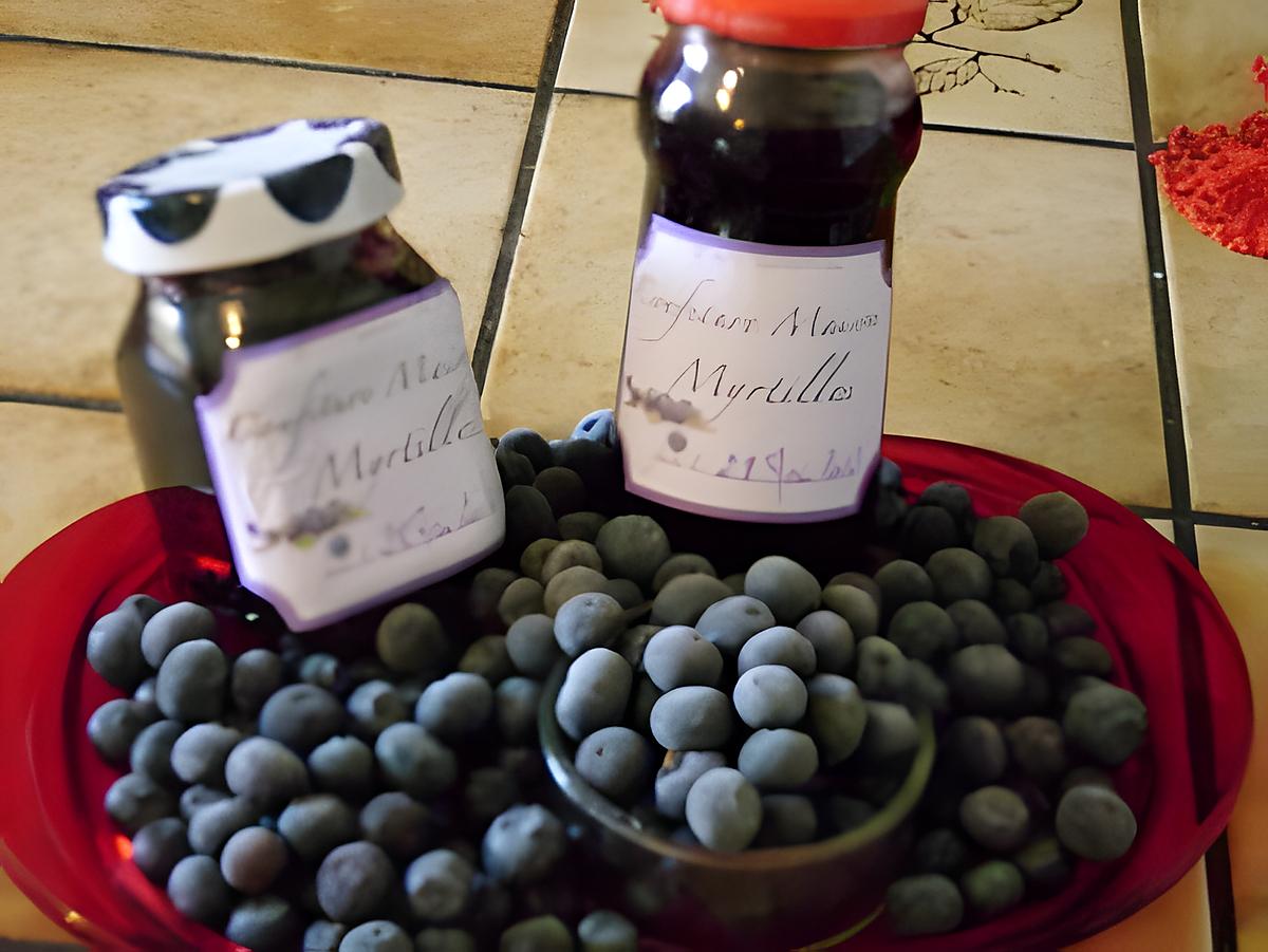 recette confiture maison de myrtilles