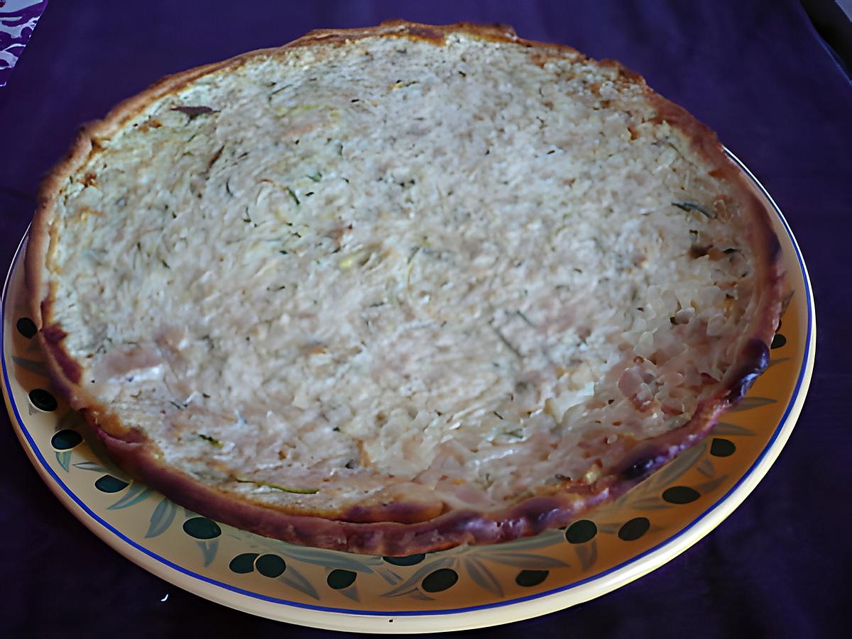 recette Quiche thon/courgettes