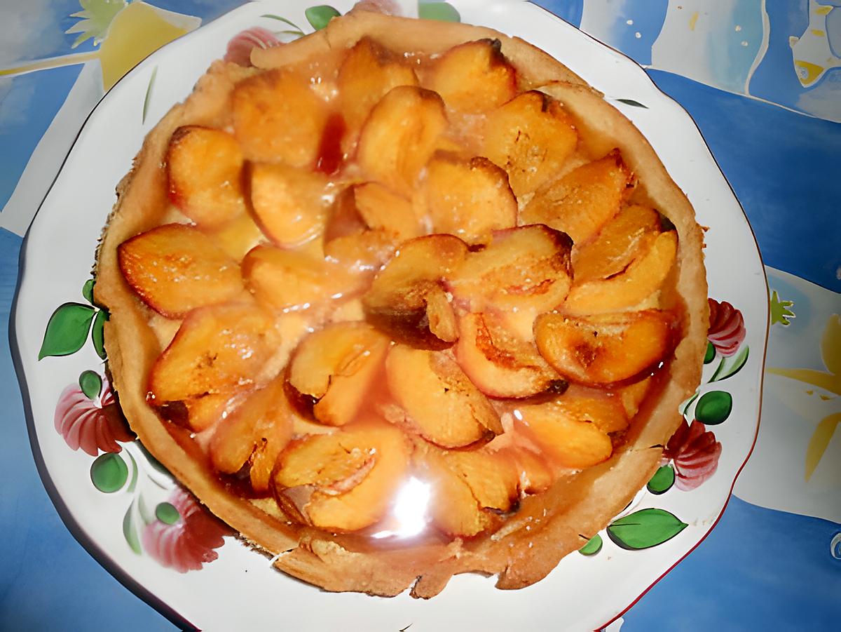 recette Tarte aux peches