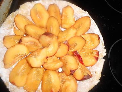 recette Tarte aux peches