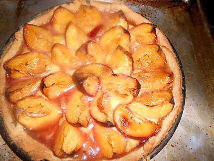 recette Tarte aux peches