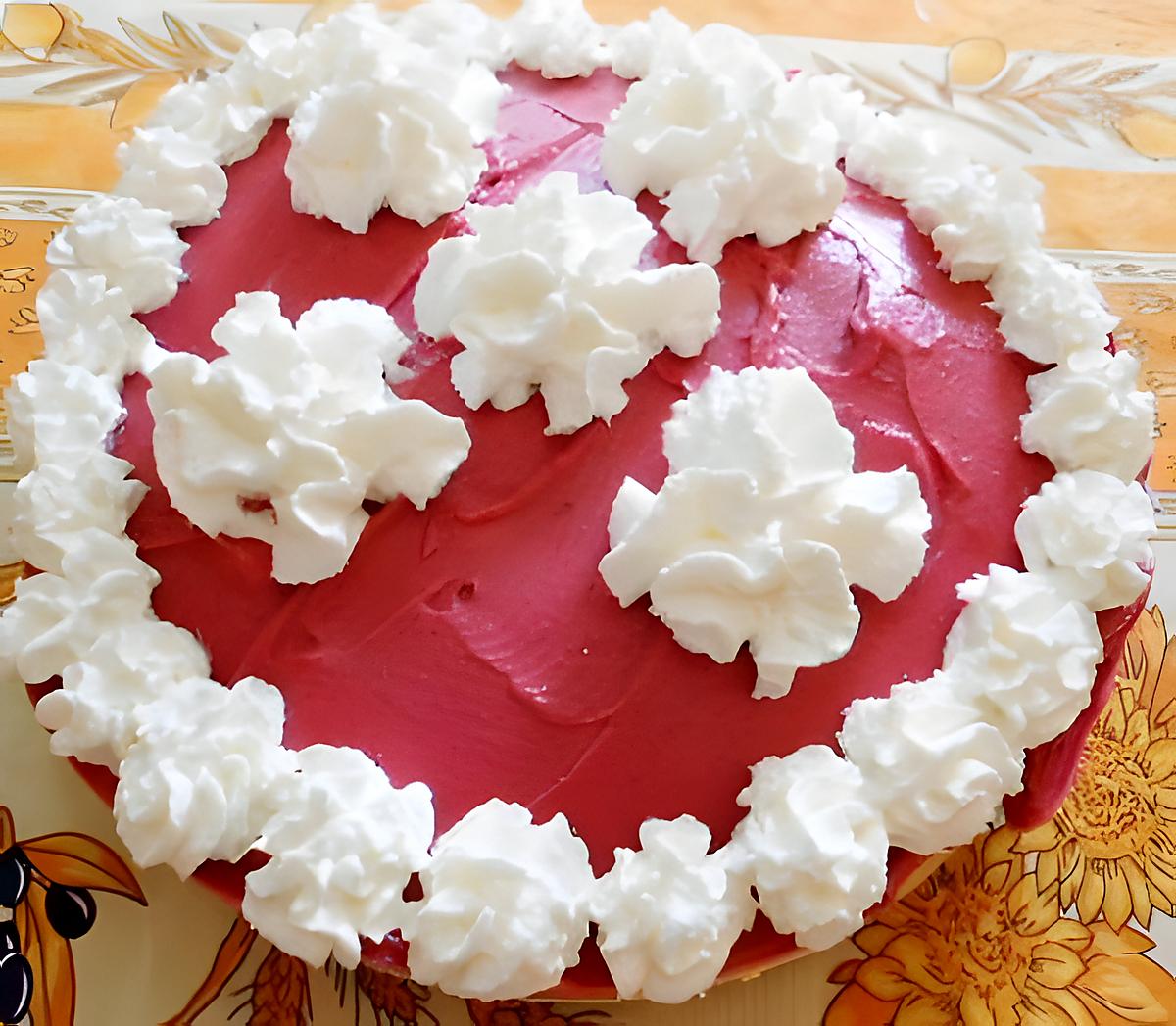 recette Vacherin framboise vanille