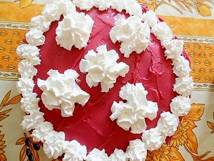 recette Vacherin framboise vanille