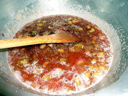 recette confiture de RHUBARBE D EVELYNE