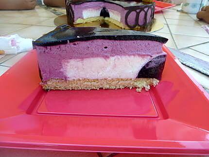 recette Entremet CASSIS CITRON