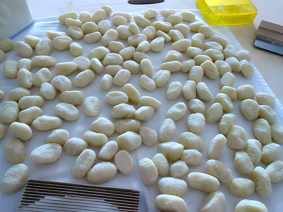 recette PREPARATION  DES  GNOCCHI