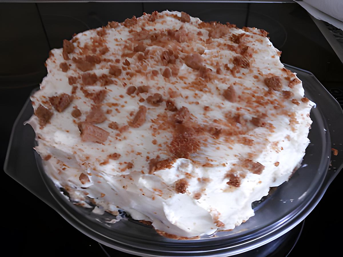 recette Bolo de bolacha chantilly-mascarponne