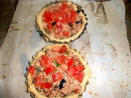 recette Tartelette au thon