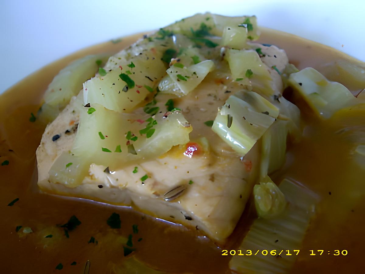 recette bouillon de fenouil au saumon (recette minceur)