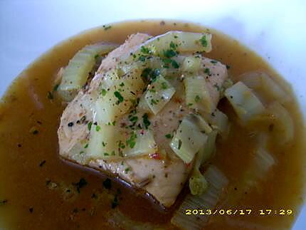 recette bouillon de fenouil au saumon (recette minceur)